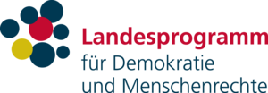 Text- und Bildmarke des Logo Landesprogramm für Demokratie und Menschenrechte